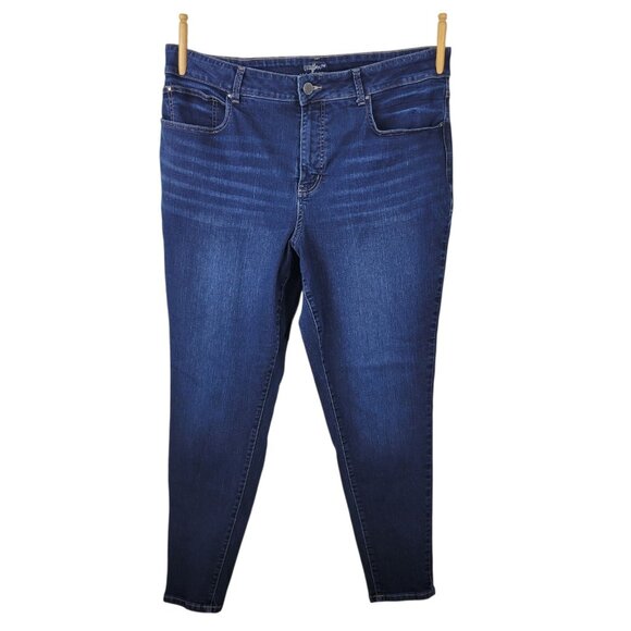Maurices Jeans Plus 22W 22 High Rise Curvy Ever Flex Jegging Skinny Stretch - Picture 1 of 5